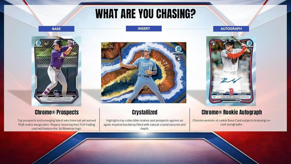 2026 Bowman Baseball Blaster Trading Card Box (Look for Retail Exclusive Green Parallels)